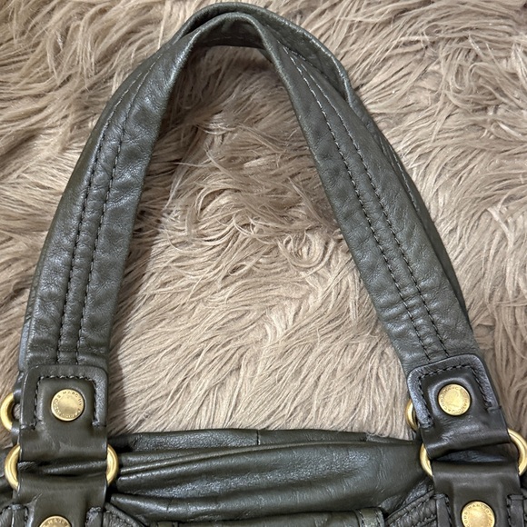 Marc Jacob’s totally turnlock Benny Satchel Leather Shoulder bag meduim - Picture 10 of 10